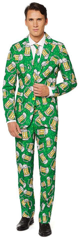 Stylish Suitmeister Beer Suit for Oktoberfest St Patrick's Day and Festive Birthday Celebrations