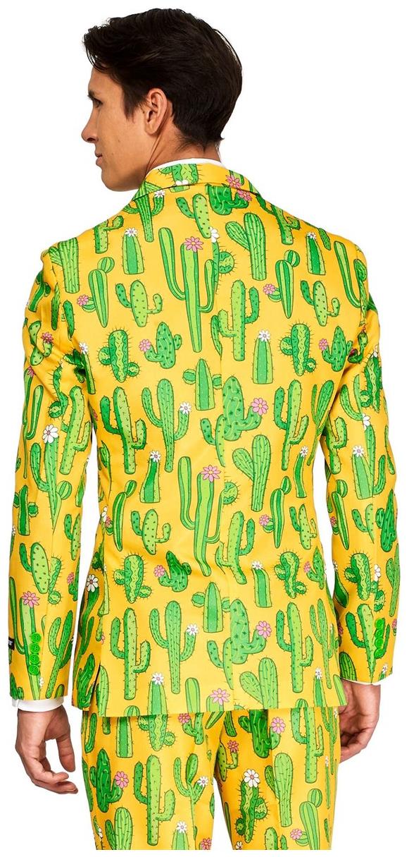 Colorful Sunny Yellow Cactus Suit for Festive Parties Events and Celebrations