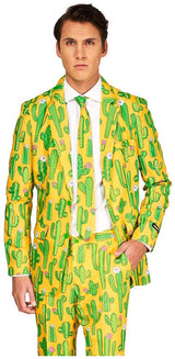 Colorful Sunny Yellow Cactus Suit for Festive Parties Events and Celebrations