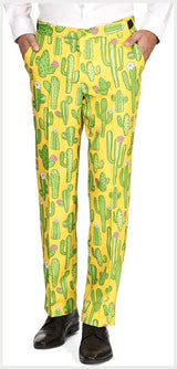 Colorful Sunny Yellow Cactus Suit for Festive Parties Events and Celebrations