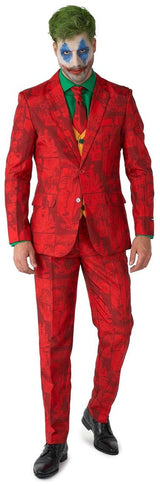 Scarlet Joker Suit for Halloween Events Comic Con and Superhero Costume Parties