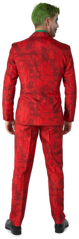 Scarlet Joker Suit for Halloween Events Comic Con and Superhero Costume Parties