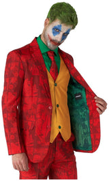 Scarlet Joker Suit for Halloween Events Comic Con and Superhero Costume Parties