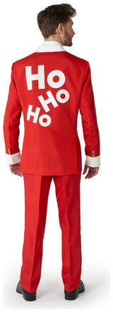 Luxurious Suitmeister Santa Faux Fur Suit for Holiday Parties Festive Events and Christmas Celebrations