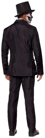 Scary Suitmeister Skeleton Grunge Suit for Halloween Parties and Day of the Dead Celebrations