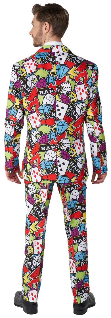 Stylish Suitmeister Casino Icons Suit for Halloween Parties Casino Events and Themed Celebrations
