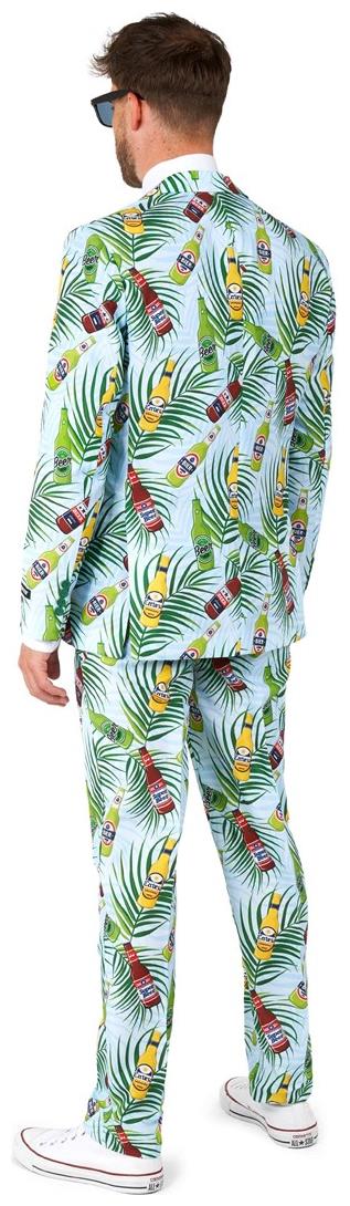 Stylish Suitmeister Tropical Beers Suit for Hawaiian Theme Parties Beach Days and Festivals