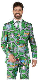 Suitmeister Men's Suits Carpet City Green