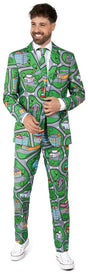 Suitmeister Men's Suits Carpet City Green