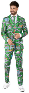 Suitmeister Men's Suits Carpet City Green