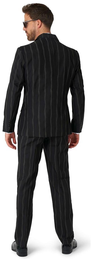 Suitmeister Men's Suits Oversized Pinstripe Black