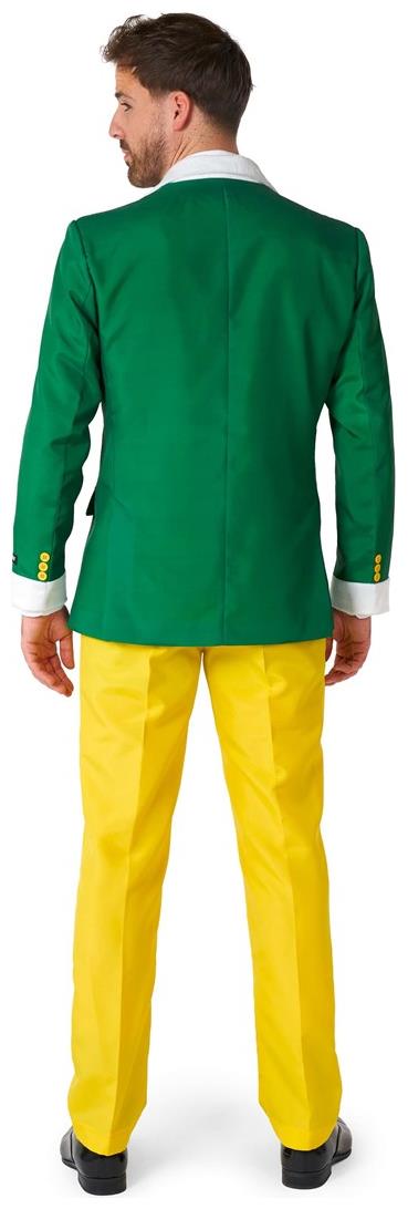 Suitmeister Men's Elf Costume for Christmas Celebrations Holiday Parties and Festive Events