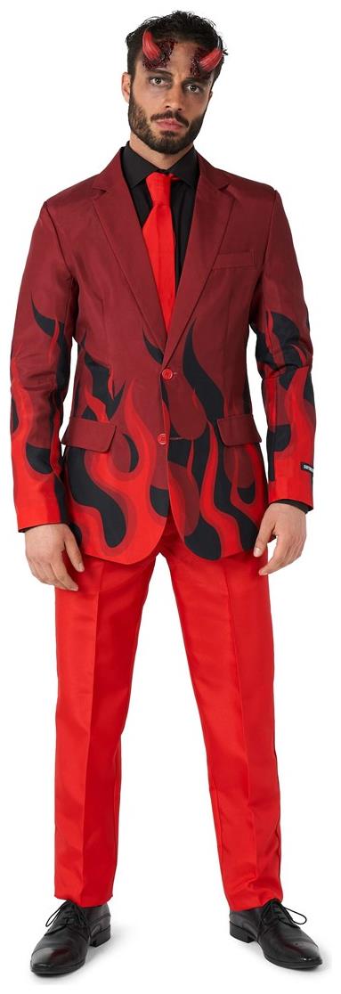 Devil Red Suit for Halloween Costume Parties and Themed Events for Men