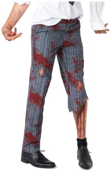 Suitmeister Zombie Grey Suit for Halloween Parties Corporate Events and Fun Costumed Celebrations