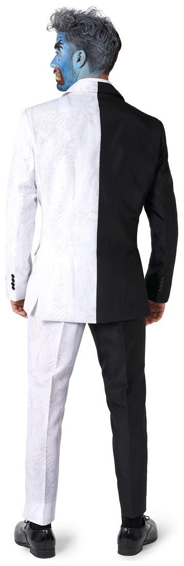 Innovative Suitmeister Men's Two Face Suit for Halloween Parties and Superhero Themed Events