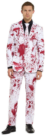 Suitmeister Men's Suits Bloody Suit White
