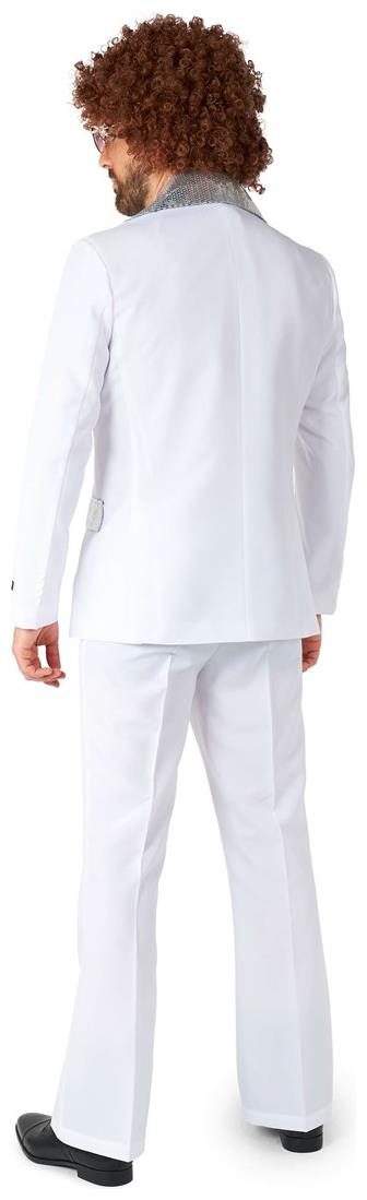 Stylish Suitmeister Disco Suit White for Halloween Parties Costume Events and Disco Dance Nights
