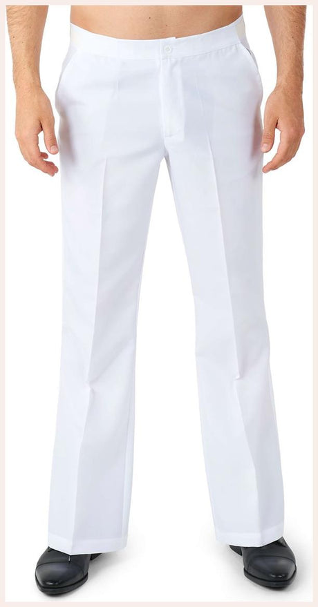 Stylish Suitmeister Disco Suit White for Halloween Parties Costume Events and Disco Dance Nights