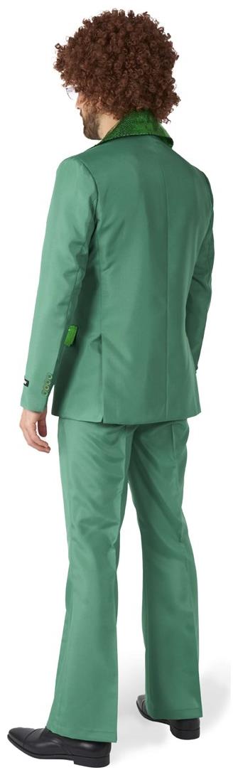 Stylish Suitmeister Men's Disco Suit Green for Halloween Events Parties and Themed Celebrations