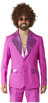 Vibrant Suitmeister Disco Suit Pink for Dance Parties Themed Events and Celebrations