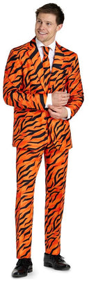 Suitmeister Men's Suits Tiger Orange