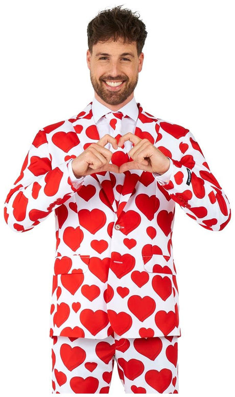 Charming Suitmeister Men's Suits Love for Valentine's Day Celebrations Parties and Events
