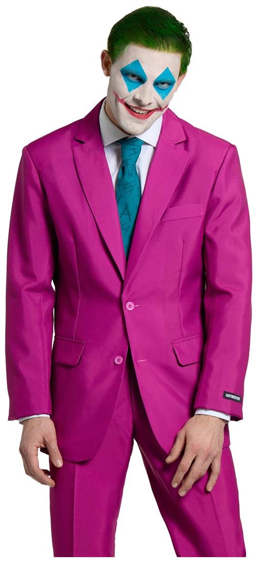 Ruby Red Joker Costume for Halloween Parties and Comic Con Events