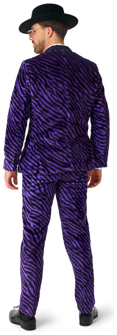 Stylish Suitmeister Men's Purple Pimp Costume for Halloween Parties and Dress-Up Events