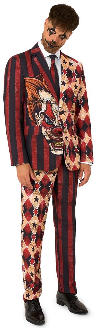 Suitmeister Men's Suits Scary Clown Red