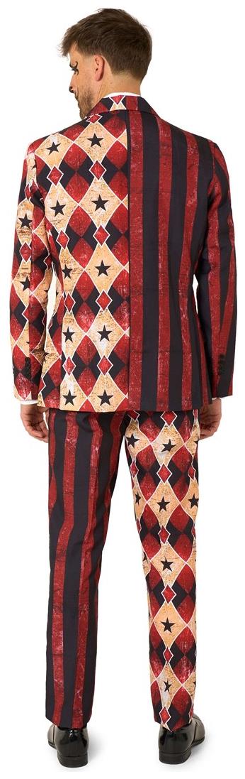 Suitmeister Men's Suits Scary Clown Red