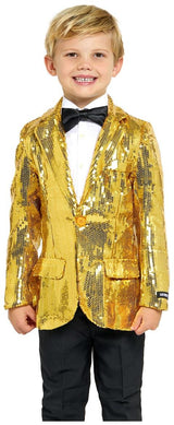 Suitmeister Boys' Blazers BOYS Sequin Gold