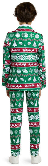 Suitmeister Boys' Suits BOYS Christmas Green Nordic