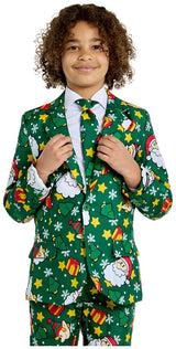 Adorable Suitmeister Boys Santa Elves Suit for Holiday Parties Christmas Gatherings and Family Celebrations