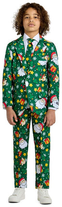 Suitmeister Boys' Suits BOYS Santa Elves Green
