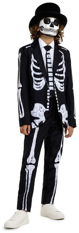 Skeleton Grunge Suit for Boys Halloween Trick or Treating and Costume Parties