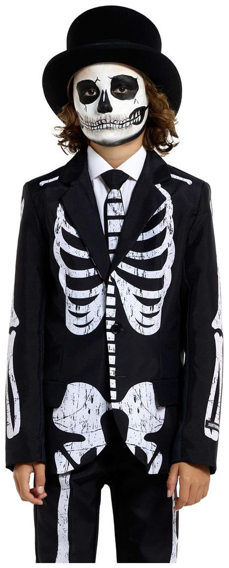 Suitmeister Boys' Suits BOYS Skeleton Grunge Black