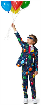 Colorful Suitmeister Boys' Confetti Balloons Suit for Birthday Parties Weddings and Holiday Celebrations