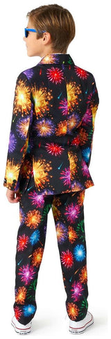 Suitmeister Boys' Suits BOYS Fireworks Black