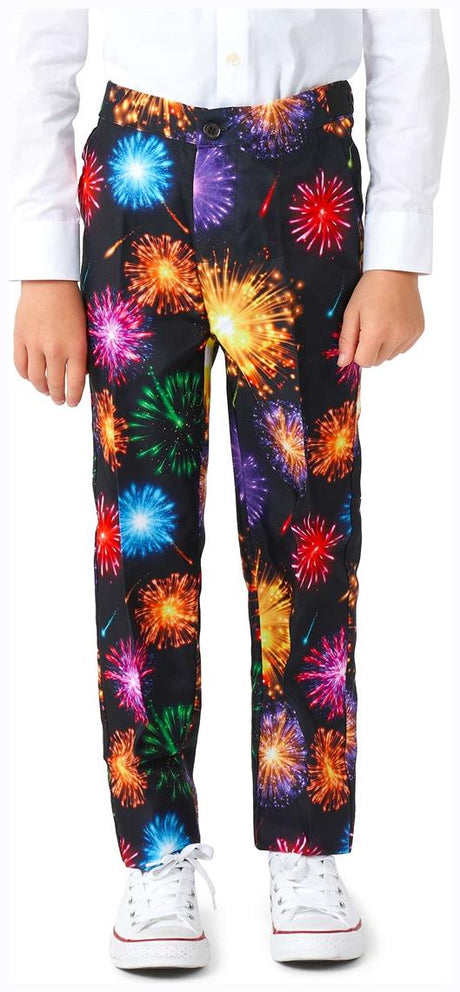 Suitmeister Boys' Suits BOYS Fireworks Black