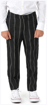 Glow in the Dark Oversized Pinstripe Suit for Boys Halloween Parties and Special Occasions