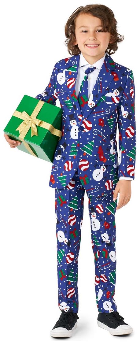 Suitmeister Boys' Suits BOYS Christmas Snowman Blue