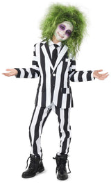 Suitmeister Beetlejuice Boys Costume for Halloween Parties Themed Events and Dress-Up Fun