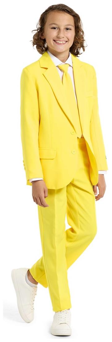Stylish Suitmeister Boys Solid Yellow Suit for Kids Parties Events and Celebrations
