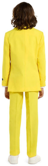Stylish Suitmeister Boys Solid Yellow Suit for Kids Parties Events and Celebrations