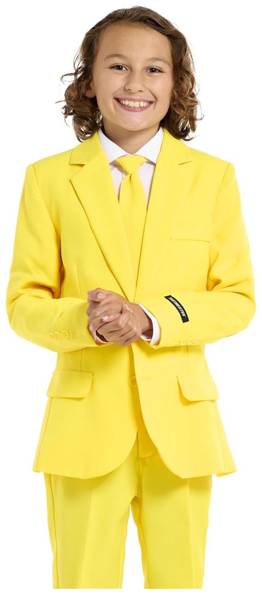Stylish Suitmeister Boys Solid Yellow Suit for Kids Parties Events and Celebrations