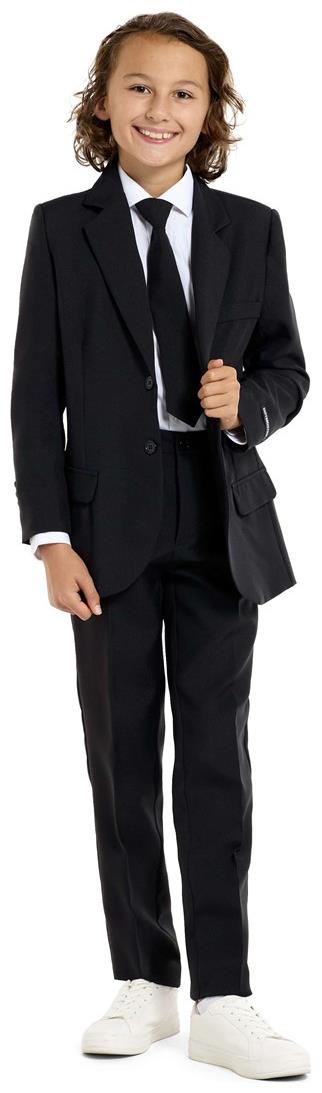 Stylish Boys Solid Black Suit for Events Parties and Holiday Celebrations