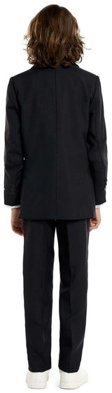 Stylish Boys Solid Black Suit for Events Parties and Holiday Celebrations