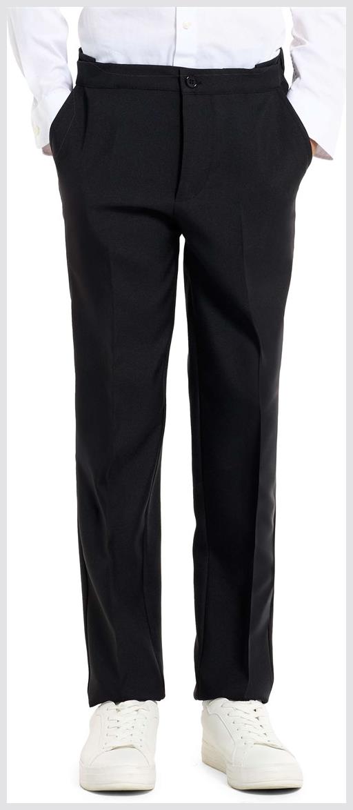 Stylish Boys Solid Black Suit for Events Parties and Holiday Celebrations