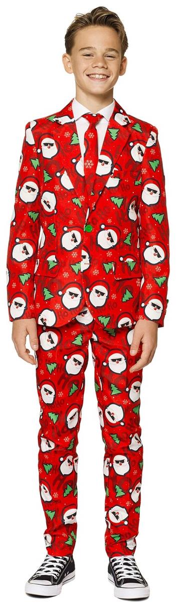 Festive Suitmeister Boys Ugly Cool Santa Suit for Holiday Celebrations Christmas Parties and Fun Dress Up Events