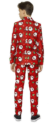 Festive Suitmeister Boys Ugly Cool Santa Suit for Holiday Celebrations Christmas Parties and Fun Dress Up Events